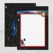 Astronomie Uitnodiging (Voorkant / Achterkant)