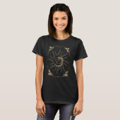 Astronomie Universum hemellichamen Zon Maan Astro T-shirt (Voorkant volledig)