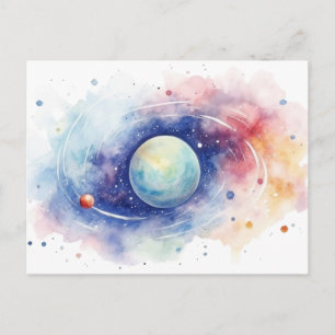 Astronomie universum nevel. briefkaart