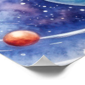 Astronomie universum nevel. KLEIN Poster (Hoek)