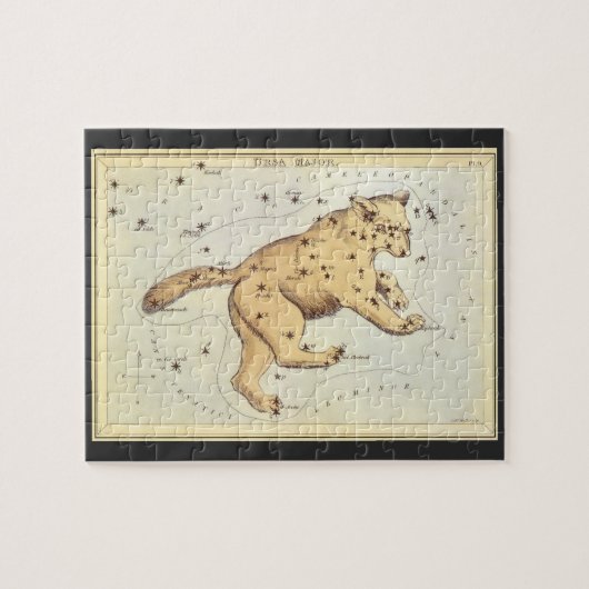  astronomie, Ursa Major Constellation, Beer Legpuzzel (Horizontaal)