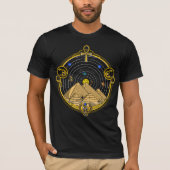 Astronomie van de Egyptische Pyramiden T-shirt (Voorkant)