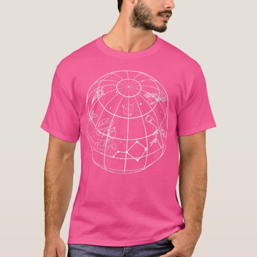 astronomie van de vrouwelijke astronomie t-shirt (Voorkant)