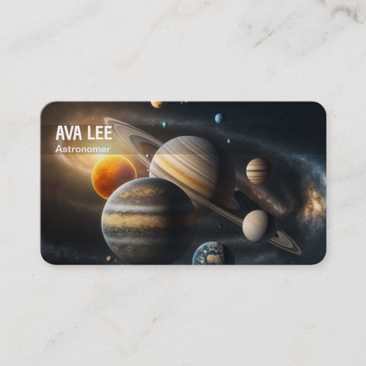 Astronomie Visitekaartje (Voorkant)