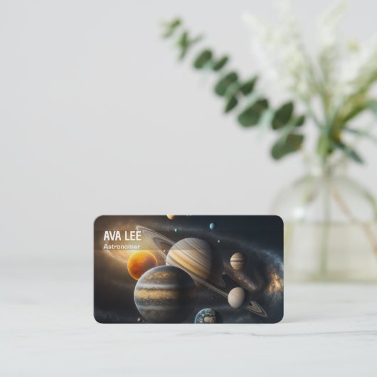 Astronomie Visitekaartje (Staand voorkant)