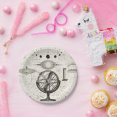  Astronomie Wereldbol Illustratie Papieren Bordje (Feest)