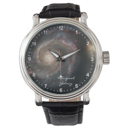 Astronomie & Whirpool Galaxy Watch, Hubble / spira Horloge