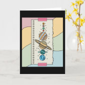 Astronomie Zonnecentrales in het universum Kaart (Gele Bloem)