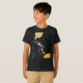Astronomie zonnestelsel Planeten universeel T-shirt (Voorkant volledig)