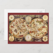  astronomieconstellaties, Frederik de Wit Briefkaart (Voorkant / Achterkant)