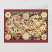  astronomieconstellaties, Frederik de Wit Briefkaart (Voorkant)