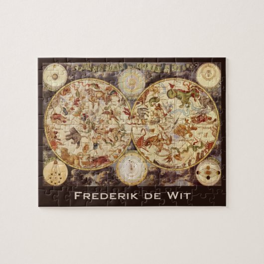  astronomieconstellaties, Frederik de Wit Legpuzzel (Horizontaal)