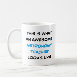 astronomiedocent, geweldige koffiemok