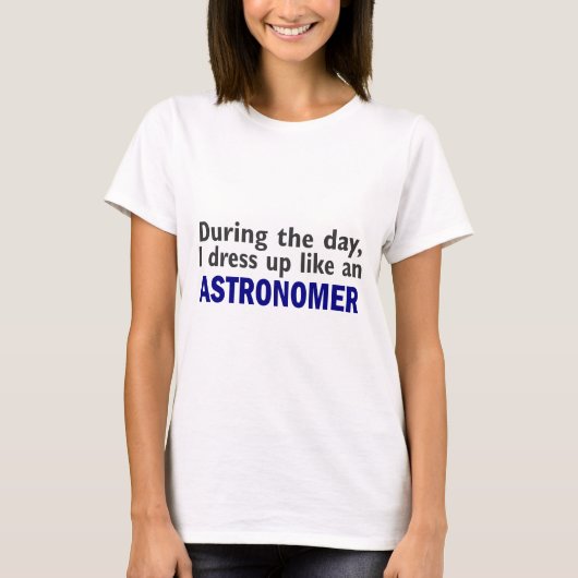 Astronomier overdag t-shirt (Voorkant)