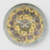 Astronomisch antiek zodiumteken grote klok (Voorkant)