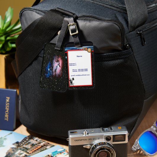 Astronomisch Bagagelabel (Voorkant /achterkant)