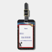 Astronomisch Bagagelabel (Voorkant verticaal)