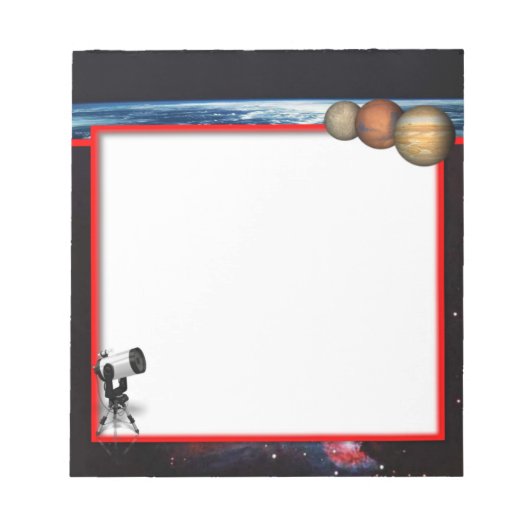 Astronomisch Notitieblok (Voorkant)