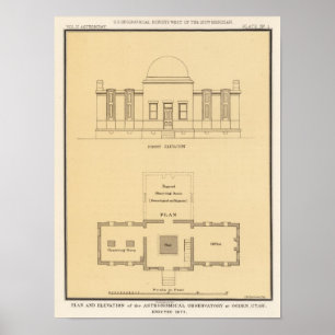 Astronomisch waarnemingscentrum, Ogden, Utah Poster
