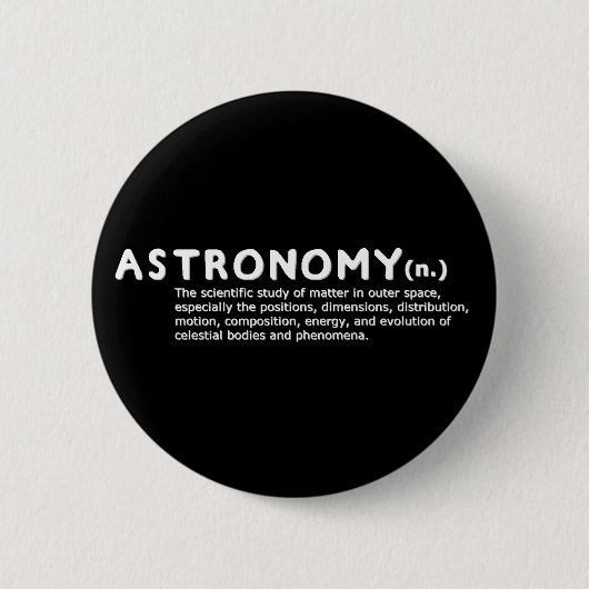 Astronomische definitieknop ronde button 5,7 cm (Voorkant)