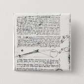 Astronomische diagrammen vierkante button 5,1 cm (Voorkant)