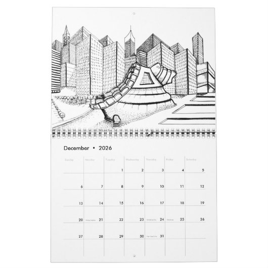 Astronomische dromen Kalender 2019 (Dec 2026)