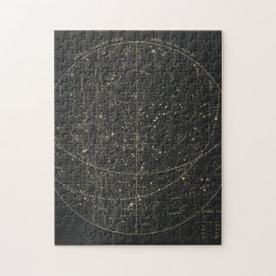 Astronomische en Keltische kaart (1850) Legpuzzel