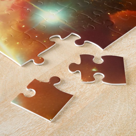 Astronomische Fantasy Sphere Explosive Fun Univers Legpuzzel (Zijkant)