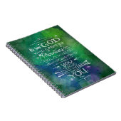 Astronomische god citeert ruimtesterren maanuniver notitieboek (Rechterzijde)