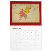 Astronomische grafiekagenda kalender (Feb 2026)