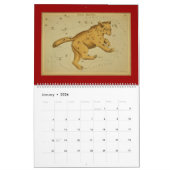 Astronomische grafiekagenda kalender (Jan 2026)