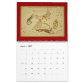 Astronomische grafiekagenda kalender (Mar 2027)
