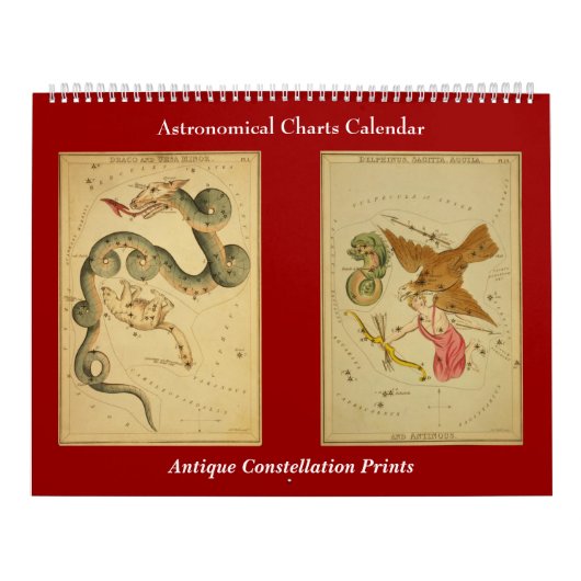 Astronomische grafiekagenda kalender (Hoes)