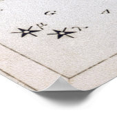  astronomische kaart poster (Hoek)