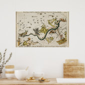 astronomische kaart poster (Keuken)