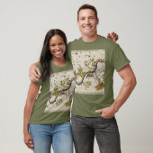 astronomische kaart t-shirt (Unisex)