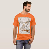  astronomische kaart t-shirt (Voorkant volledig)