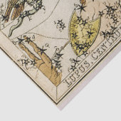 astronomische kaart tissuepapier (Detail)