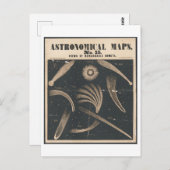 Astronomische kaart Uitzicht van Opmerkelijke kome (Voorkant / Achterkant)