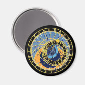 Astronomische klok Astrologie Sterrenbeeld Magneet (Voorkant / Achterkant)