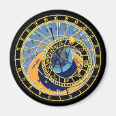 Astronomische klok Astrologie Sterrenbeeld Magneet (Voorkant)