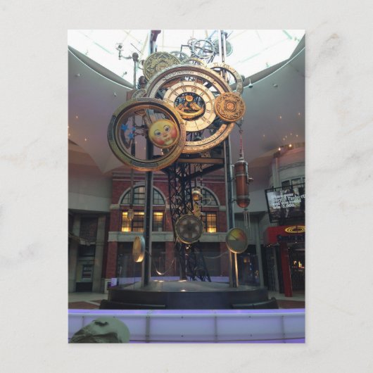 Astronomische klok briefkaart (Voorkant)