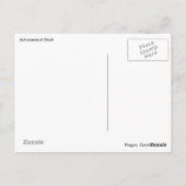 Astronomische klok briefkaart (Achterkant)