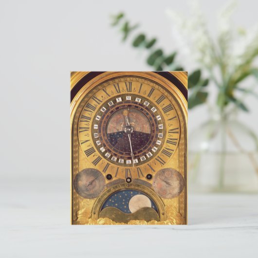 Astronomische klok gemaakt voor de Grand Dauphin Briefkaart (Staand voorkant)