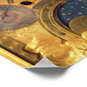 Astronomische klok gemaakt voor de Grand Dauphin Poster (Hoek)