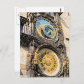 Astronomische klok in Praag Briefkaart (Voorkant / Achterkant)