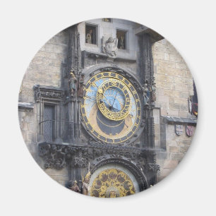 Astronomische klok in Praag op het oude stadsplein Magneet