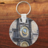 Astronomische klok in Praag op het oude stadsplein Sleutelhanger (Voorkant)