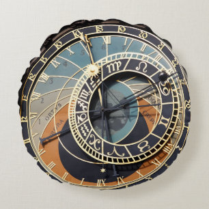 Astronomische klok in Praag Rond Kussen