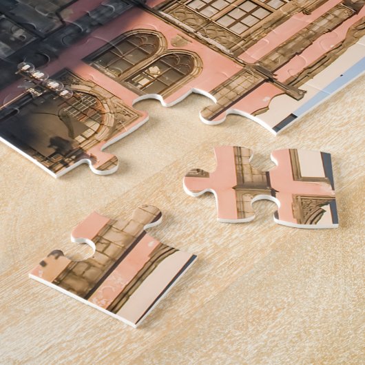 Astronomische klok in Praag, Tsjechië Legpuzzel (Zijkant)